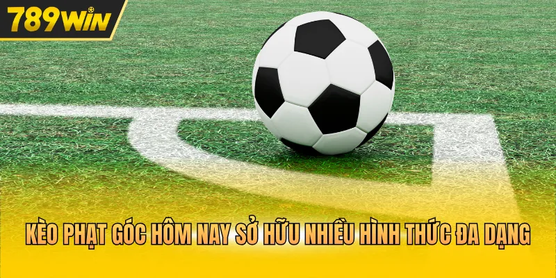 Kèo phạt góc hôm nay sở hữu nhiều hình thức đa dạng