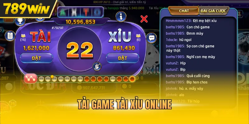 tải game tài xỉu online